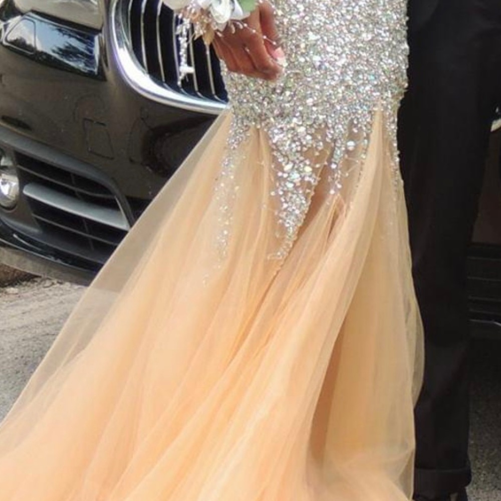 Prom Dress. Only worn once. Mermaid style, halter top.